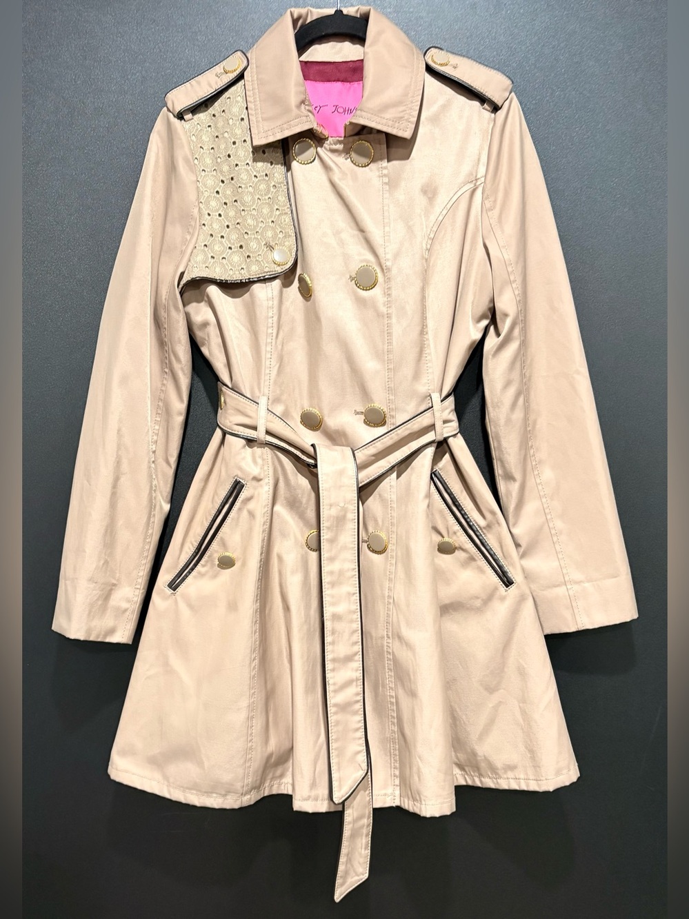 Betsey Johnson Trench Coat